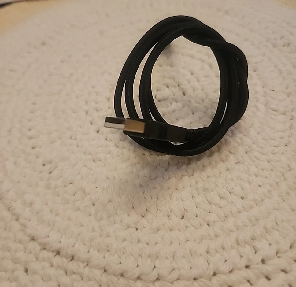 Black USB-A to Micro-USB Charging Cable - Reliable Sync & Power 40